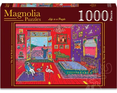 Zdjęcie produktu dla MAGNOLIA Puzzle, czerwiec, sypialnia, 1000 elementów