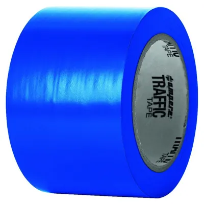 Produktbild von A.M.P.E.R.E. Traffic Tape Standard 0,15 mm Dicke 75mm x 33m Blau