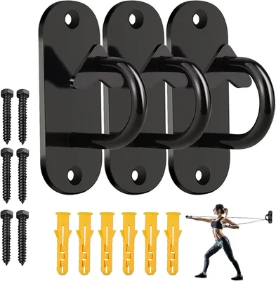 Produktbild von Wandhalterung für Widerstandsbänder 150 kg, Stahl, für Heimtraining