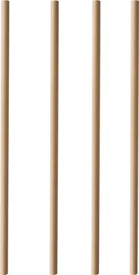 Produktbild von Papstar 88224, Braun, Papier, 200 mm, 6 mm, 100 Stück(e)