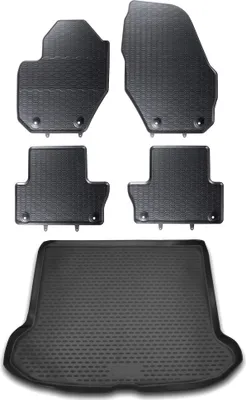 Produktbild von Gummi Kofferraumwanne + Fußmatten Set für Volvo XC60, Bj. 2007-2017