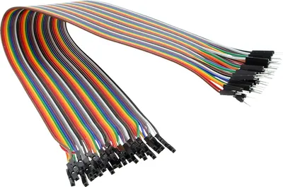 Produktbild von 40 Stück Breadboardkabel männlich/weiblich (30cm)