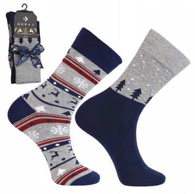 Produktbild von Moraj Weihnachtssocken Herren 2 Paar Geschenk 39/42
