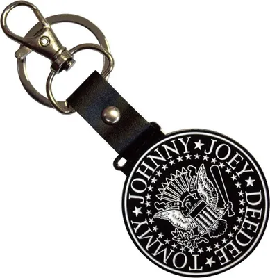 Produktbild von Ramones - Schlüsselanhänger Präsidentensiegel RO11726 (Einheitsgröße) (Weiß/Schwarz)