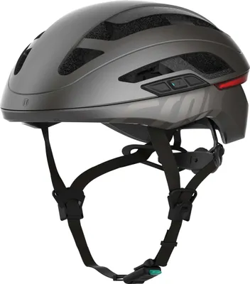 Image de Casque vélo CRNK Angler Alpha - Metallic Black - M - Bluetooth - LED - Clignotant