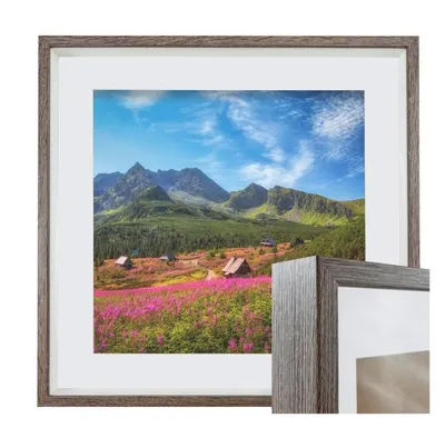 Obrázok produktu pre BD ART 50x50 obrazový rám 3D na vyplnenie objektu Rám pre objekty so sklenenými/dubovými lanýžmi..