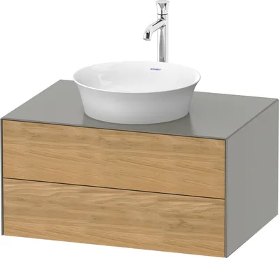 Produktbild von DURAVIT WT49850H592 WTU White Tulip wandhängend, 2 SchKa