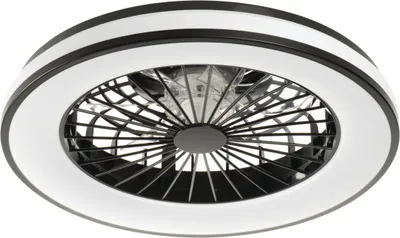 Obrázek produktu pro Stropní ventilátor s LED světlem PLAVE LED CCT černý 38033 Kanlux