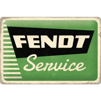 Image de Nostalgic-Art - Panneau en tôle 20 x 30 cm - Fendt - Fendt Service