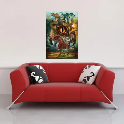 Image de Educational Dinosaurs - Carnivorous Dinosaurier - Poster Druck 61x91,5 cm