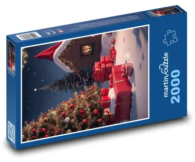 Obrázok produktu pre Puzzle 2000 Vianočný stromček a darčeky - martinpuzzle