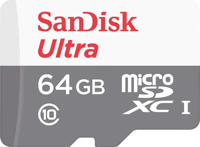 Obrázok produktu pre SanDisk Ultra MicroSDXC 64GB UHS-I + SD Adapter, 64 GB, MicroSDXC, Trieda 10, UHS-I, 80 MB/s, Odolný proti nárazom, Teplovzdorné, Vodeodolný