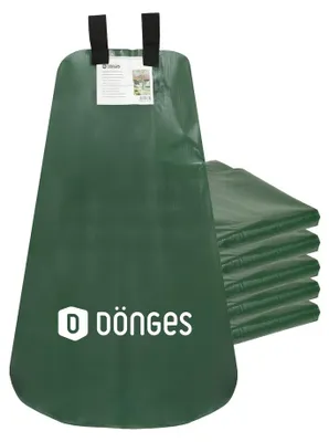 Obrázek produktu pro PVC vak na zalévání stromů 75 l zelený, 5 kusů, Dönges vak na zalévání stromů