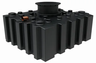 Produktbild von GreenLife Regenwasser-Flachtank 3.000 l mit Ausgleichsdom und begehbarer Abdeckung