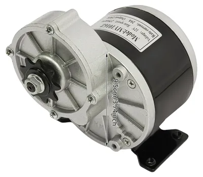 Obrázek produktu pro Elektromotor, redukční převodovka, vysoký točivý moment, černá barva