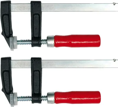 Image de Serre-joints de menuiserie 200 x 50 mm, lot de 2