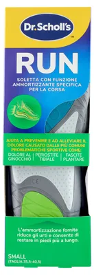 Zdjęcie produktu dla Wkładki do butów Dr. Scholl's RUN, wyposażone w funkcję amortyzującą, przeznaczone do biegania, pomagają