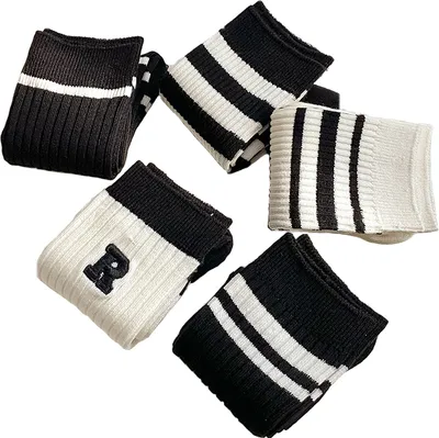 Produktbild von INF 5 Paar gestreifte Wadensocken