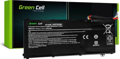 Produktbild von Green Cell Laptop Akku Acer AC14A8L AC15B7L für Acer Aspire V15 Nitro VN7-571G VN7-572G VN7-591G VN7-592G, Acer Aspire V17 Nitro VN7-791G VN7-792G, Acer Spin 3 SP314-51