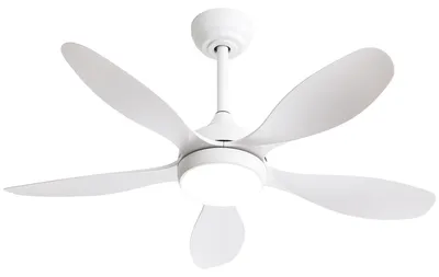 Zdjęcie produktu dla Wentylator sufitowy, pilot zdalnego sterowania, energooszczędny silnik, biały, 30 W, 220 V