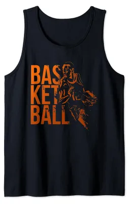 Produktbild von Dunking Retro Basketball Spieler Grafik Tank Top