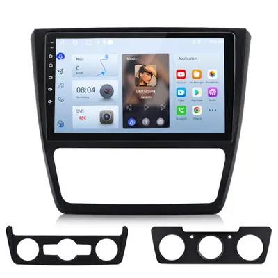 Image de Autoradio 8 haut-parleurs, 10 pouces, Android 15, CarPlay, Android Auto, navigation GPS, pour SKODA Yeti 2008-2013, GPS, Wi-Fi, Bluetooth, FM, RDS, SWC, DSP, USB, 4+64 Go