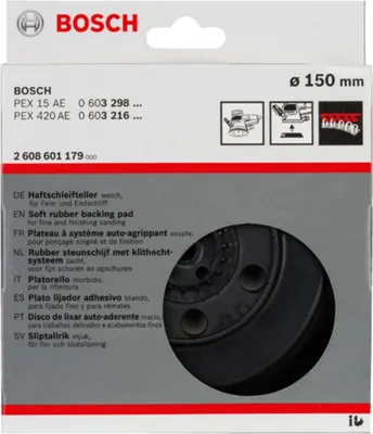 Produktbild von Schleifteller, weich, 150 mm