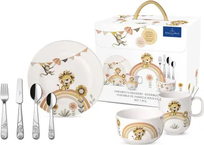 Image de Villeroy & Boch Vaisselle pour enfants Boho Kids Roar like a Lion 7 pièces