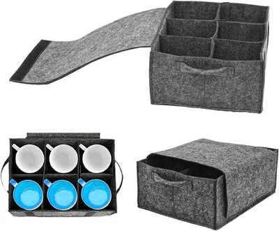 Image de Porte-gobelets pour caravane, 6 gobelets, rangement de camping, accessoires pour camping-car