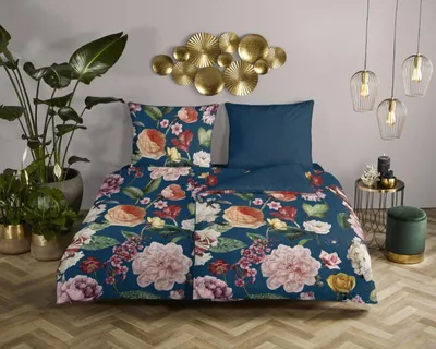 Produktbild von Duvet cover Descanso 200x200 + 2* 80x80 cm - flowers