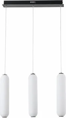 Zdjęcie produktu dla Lampa wisząca LED Catkin czarna 8W Neutralna biel 1920lm szkło wym:120x70x7cm IP20 Reality
