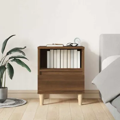 Obrázok produktu pre vidaXL Nočný stolík Brown Oak Optics 40x35x50 cm