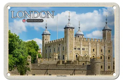 Produktbild von Blechschild Städte Tower of London United Kingdom 18x12cm Dekoration