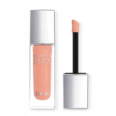 A Dior Forever Glow Maximizer lipgloss and its applicator are displayed against a white background.