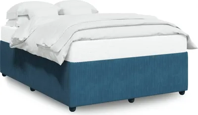 Obrázek produktu pro vidaXL Rám postele modrý 160x200 cm sametový