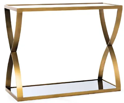 Immagine prodotto di Elegante consolle dorata per soggiorno Tavolini moderni
