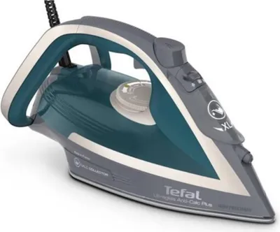 Produktbild von Tefal Dampfbügeleisen  Ultragliss Plus FV6842E0  mit automatischer Abschaltung - Grundplatte: Durilium Airglide - 2800 W - ivory/blue
