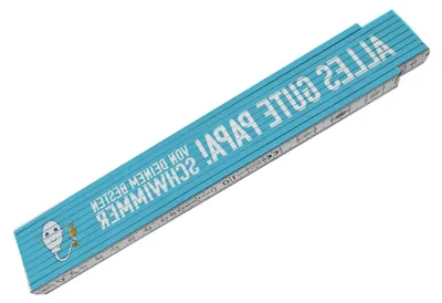 Produktbild von Lustiger Meterstab aus Holz für den Vatertag mit dem Spruch für Papa