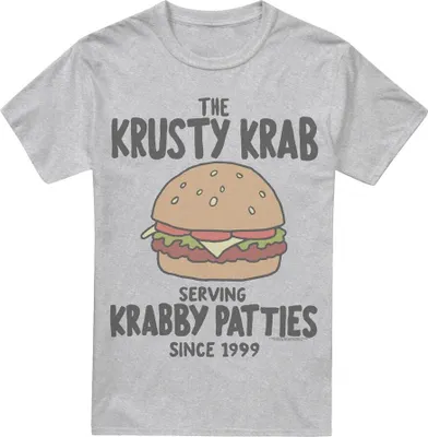 Immagine prodotto di SpongeBob SquarePants - Maglietta "Krabby Patties" da uomo TV6801 (L) (Sport Heide)