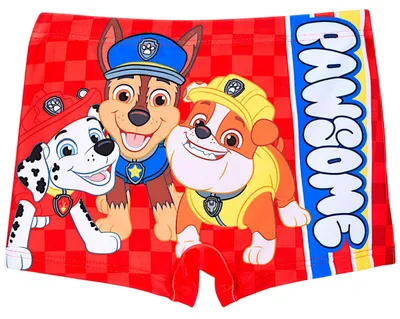 Produktbild von Badehose Paw Patrol Rot 104 cm
