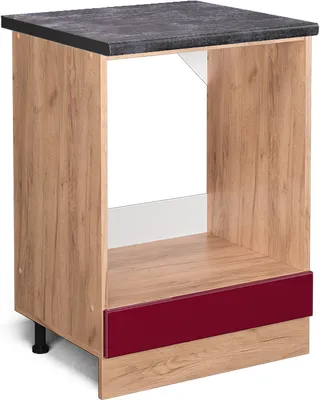 Produktbild von Herdumbauschrank Vicco R-Line Rot Hochglanz 60 cm , AP Anthrazit, Model 45856