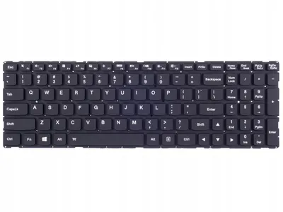 Produktbild von Tradebit - Tastatur für Lenovo | Englisch US QWERTY INT | Volle Kompatibilität | Hochwertige Materialien | Modelle: IdeaPad 700-15ISK 700-17ISK