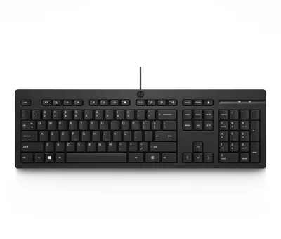 Image de HP 125 - Tastatur - USB - Deutsch - für HP 34