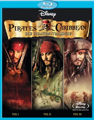 Produktbild von Pirates of the Caribbean - Trilogie  [6 BRs]