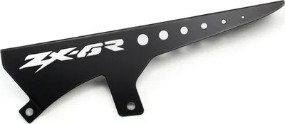 Produktbild von Kettenschutz kompatibel mit Kawasaki ZX-6R BJ 2003-04 Logo schwarz