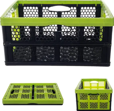 Produktbild von KADAX faltbare Kofferraumbox, Einkaufskorb, Faltbehälter, 32 l, groß, stabil