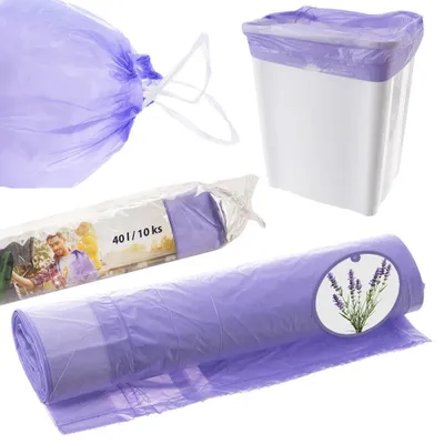 Image de Orion Sacs poubelles parfumés Sacs poubelles parfumés à la lavande 40 L 10 pcs.