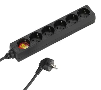 Produktbild von VIVanco™Steckdosenleiste mit 6 Schuko-Anschlüssen
