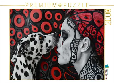 Produktbild von CALVENDO Puzzle Rosa und Charlie | 2000 Teile Lege-Größe 90x67cm Foto-Puzzle für glückliche Stunden