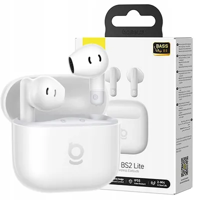Imagen del producto de Baseus Bass BS2 Lite, color blanco lunar